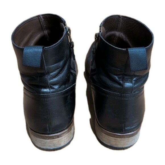 Magnanni Shoes Men’s Size 10 Black Chelsea Ankle Boots Leather Side Zip main image 8